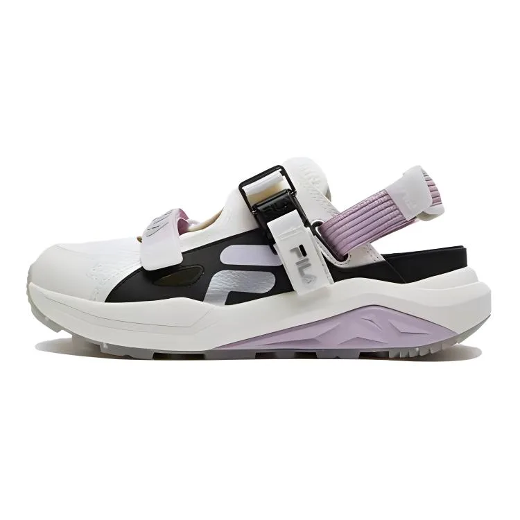 FILA KIDS Детские сандалии с противоскользящей и износостойкой подошвой в цветах фиолетовый, белый, черный