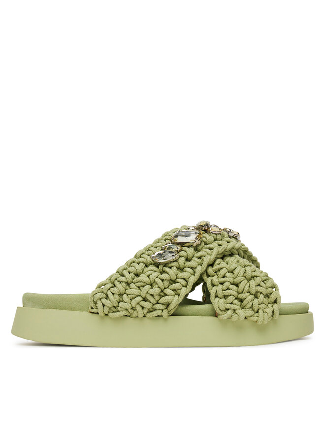 Мюли Woven Stones 70104-106 Inuikii, зеленый