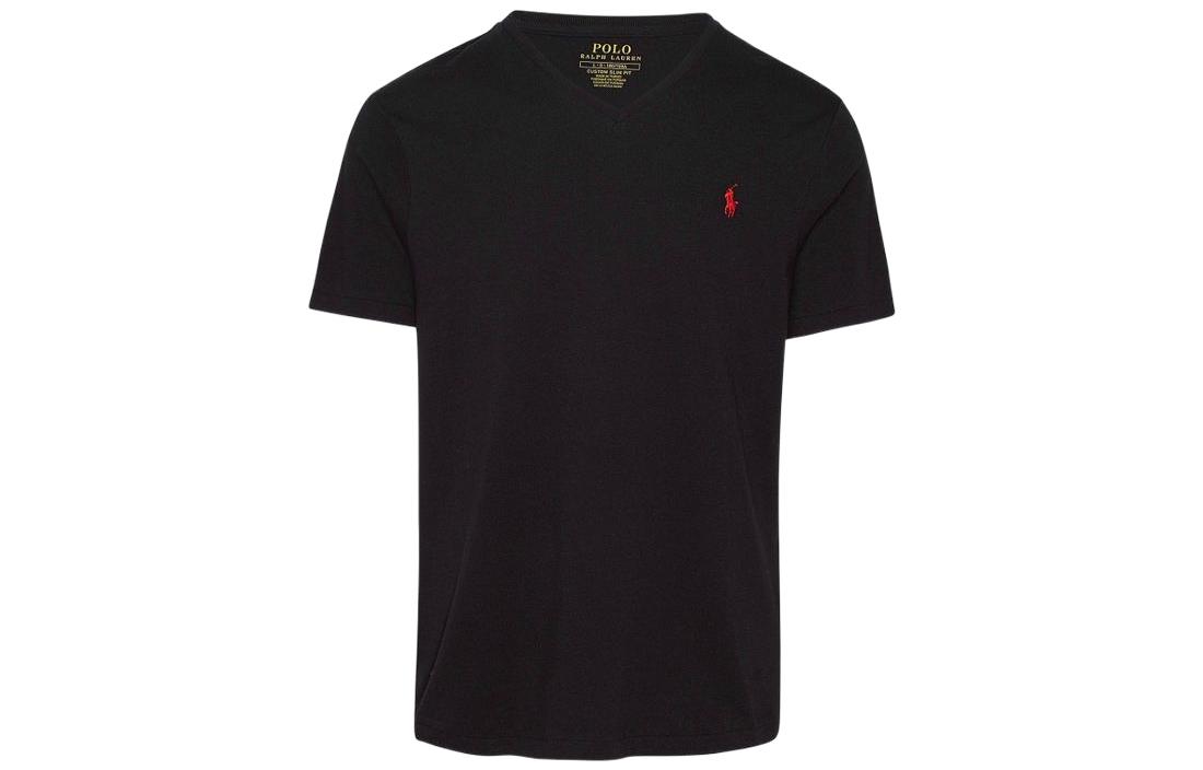 Футболка с вышивкой Polo Pony Polo Ralph Lauren, черный — фото 3