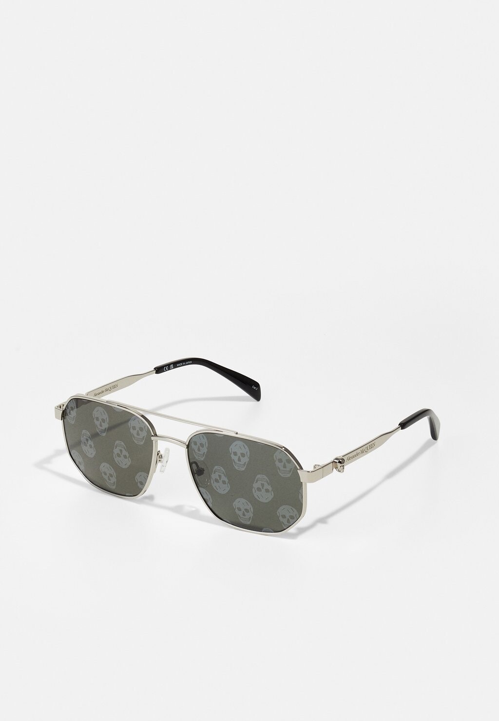 

Солнцезащитные очки Alexander McQueen, цвет silver/grey