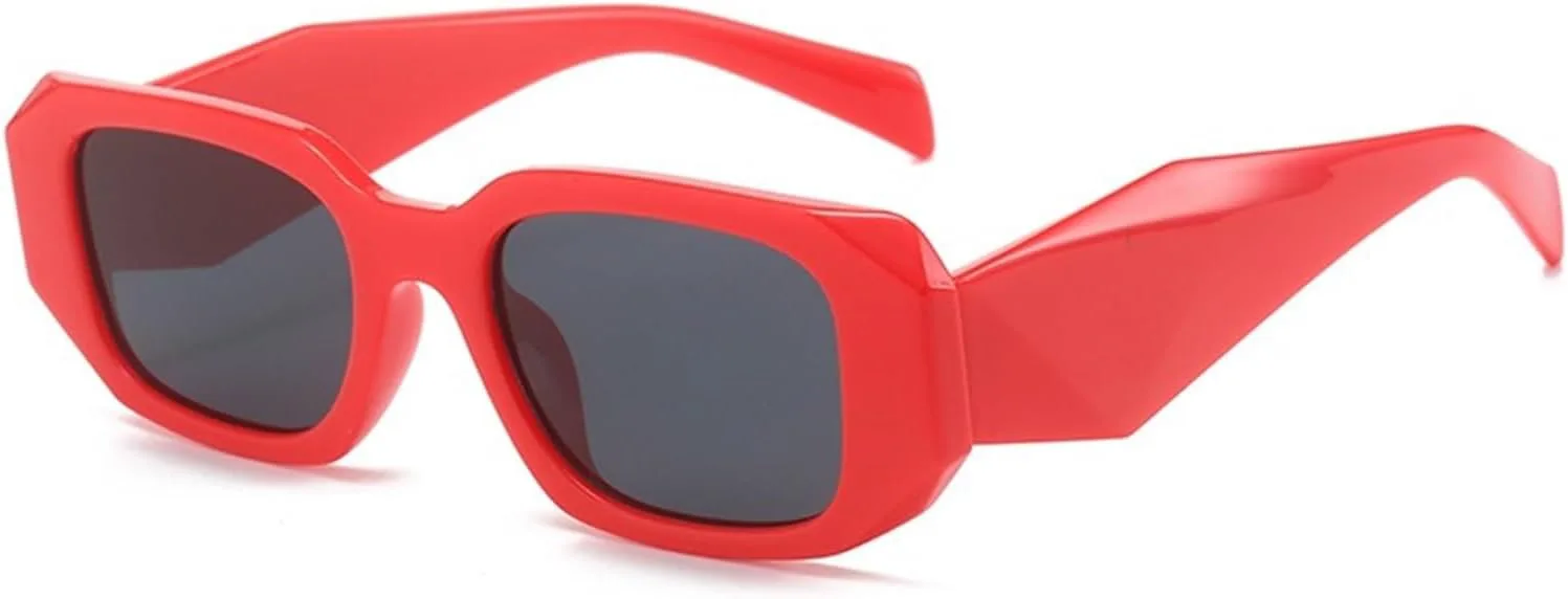 

Квадратные солнцезащитные очки в маленькой оправе для мужчин, для активного отдыха на природе, для поездок на работу, для походов по магазинам Generic, Red