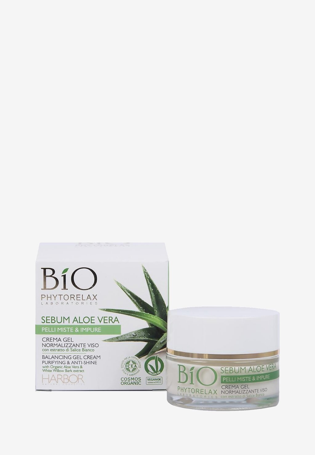 

Дневной крем Sebum Aloe Vera Vegan & Organic Balanceing Gel Cream Purifying & Anti-Shine Phytorelax