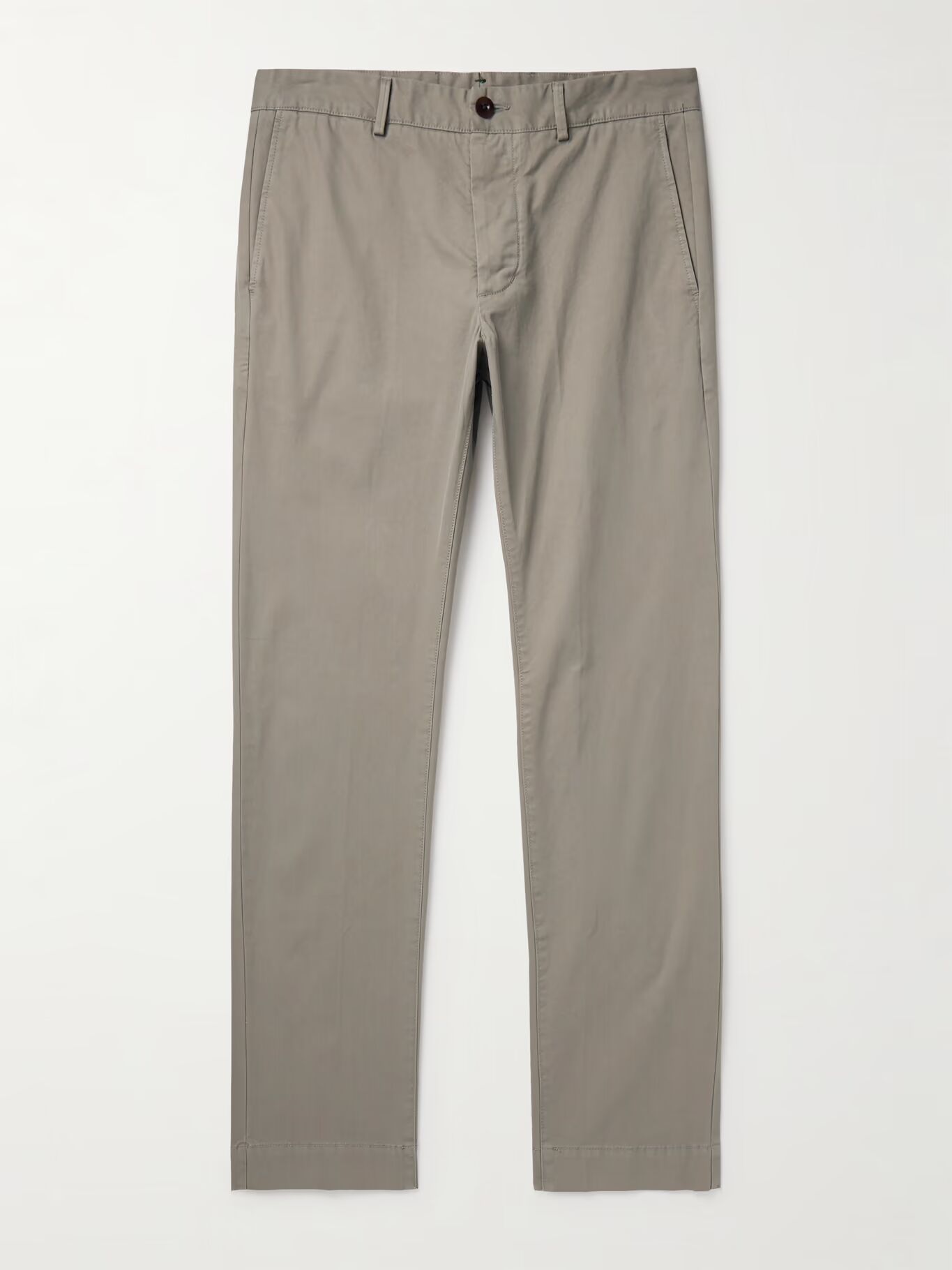 

Брюки-чиносы Field Slim-Fit Straight-Leg из хлопчатобумажной саржи, окрашенные в готовом виде SID MASHBURN, зеленый