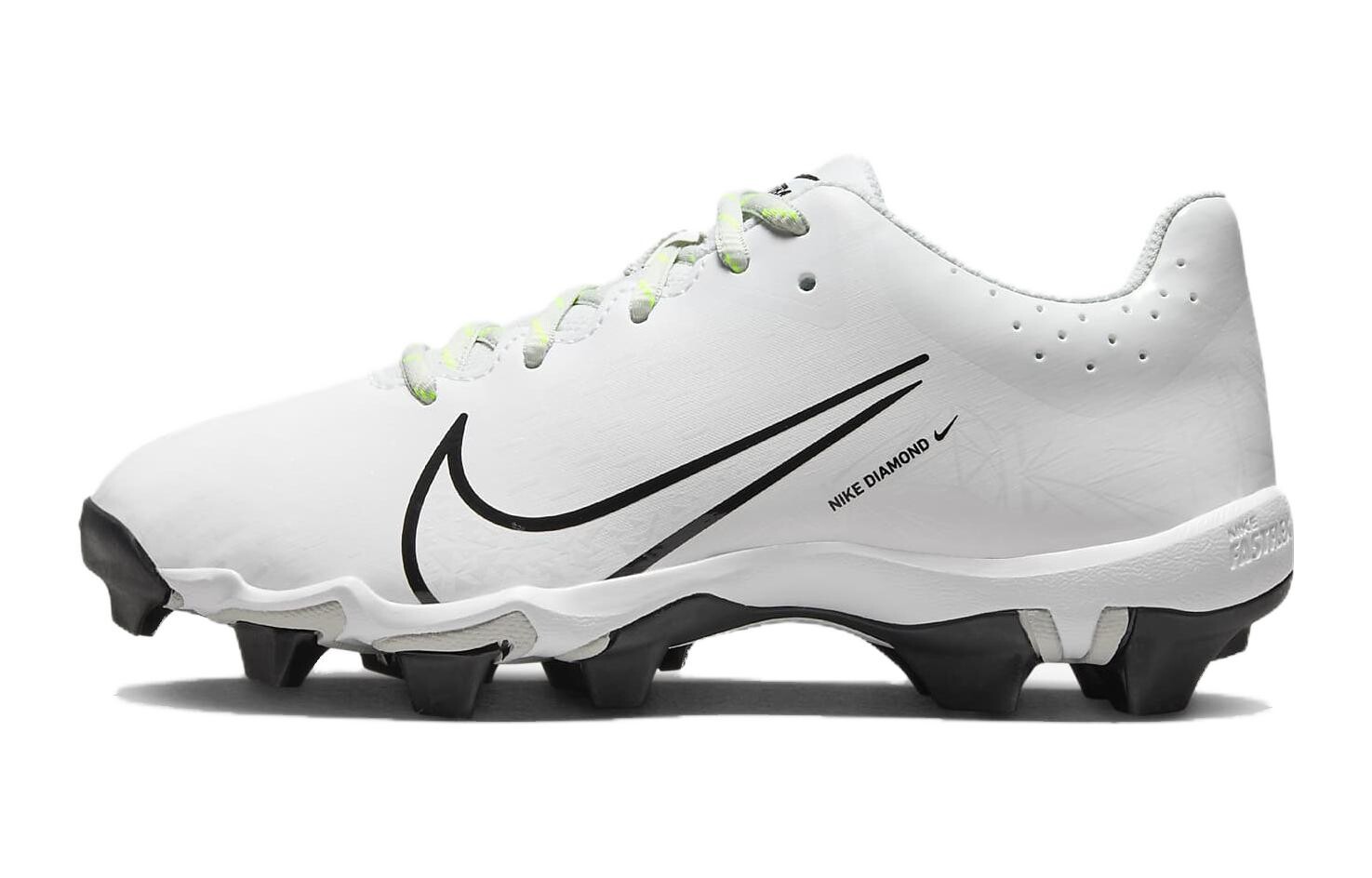

Кроссовки Nike Hyperdiamond 4 Keystone GG GS 'White Black', белый