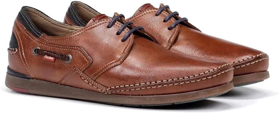 Туфли Fluchos 9883 Tornado Mariner Moccasin Man, Brown Marron Cuero — фото 3