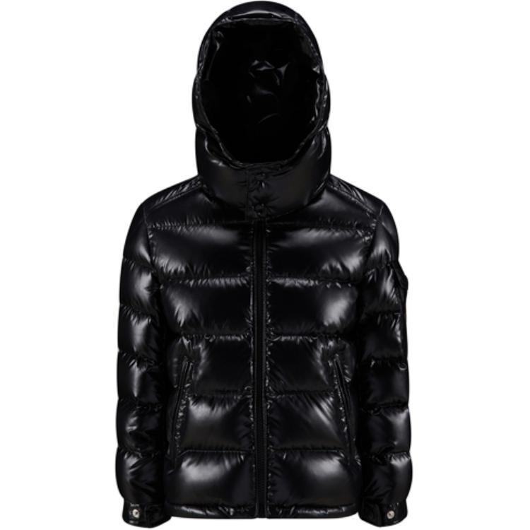 

Пуховик черный детский Moncler