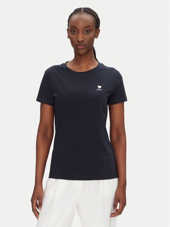 

Футболка обычного кроя C_Esogo_3 50545288 Boss, синий