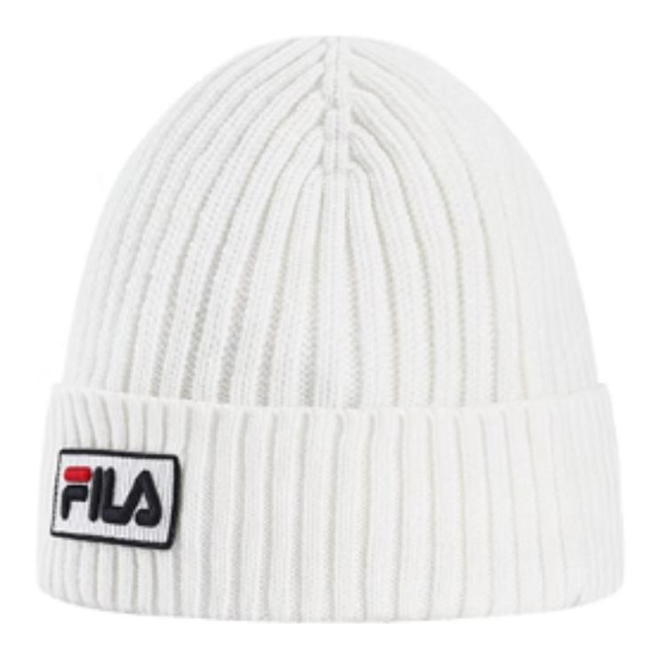 

FILA Белая унисекс шапка из овечьей шерсти, White