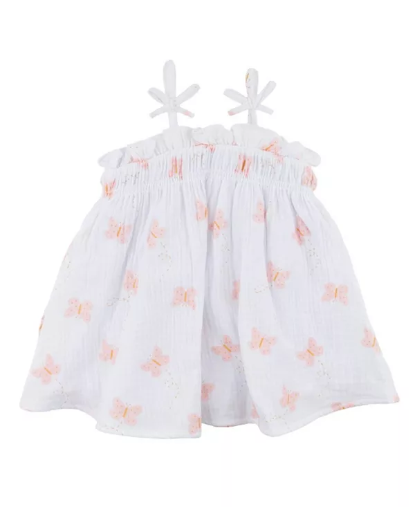 

Мини-Платье с бабочками от Brandie для девочек - для малышек. Oh Baby!, бежевый