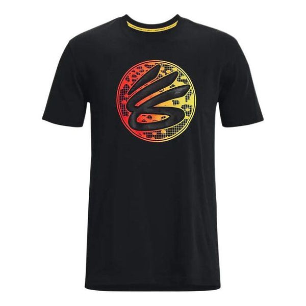 

Футболка curry gradient heavyweight t-shirt 'black' Under Armour, черный