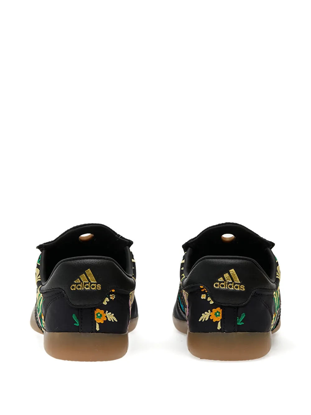 Кроссовки Taekwondo Mei с цветочной вышивкой Adidas, черный — фото 3