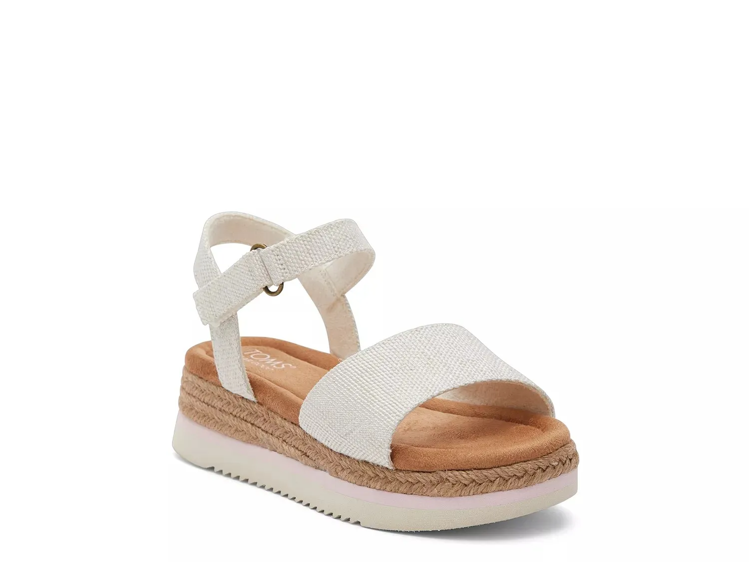 

Сандалии на танкетке TOMS Diana Espadrille - детские, белые