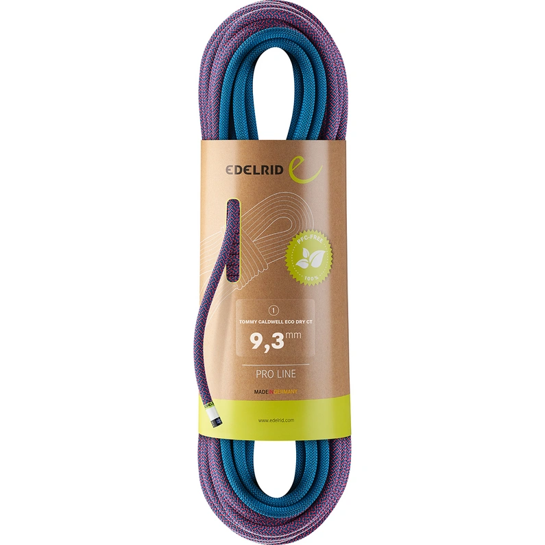 

Альпинистская веревка Tommy Caldwell Eco Dry CT 9.3 Edelrid, pink-turquoise