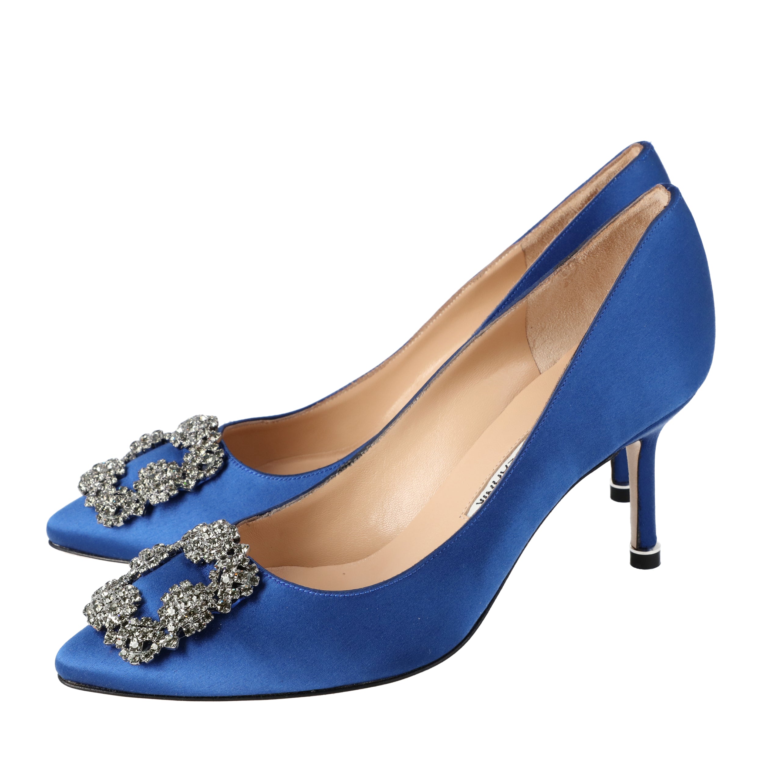 Маниоло Бланик Хангиси 070 Туфли-лодочки Голубые Manolo Blahnik — фото 3