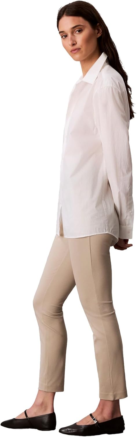 

Женские брюки Calvin Klein Ponte Skinny Fit, Island Fossil