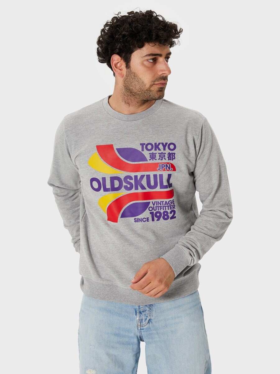 

Толстовка Oldskull Tokyopolis, серый