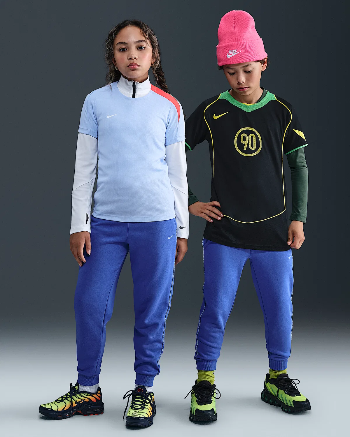Детские спортивные штаны Nike Sportswear Club French Terry, Comet Blue/Aluminum