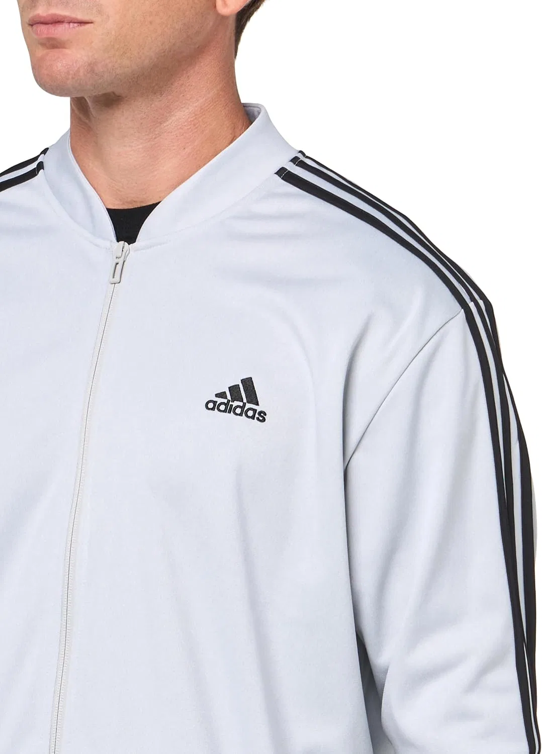 Куртка мужская спортивная adidas, Light Grey Heather — фото 3