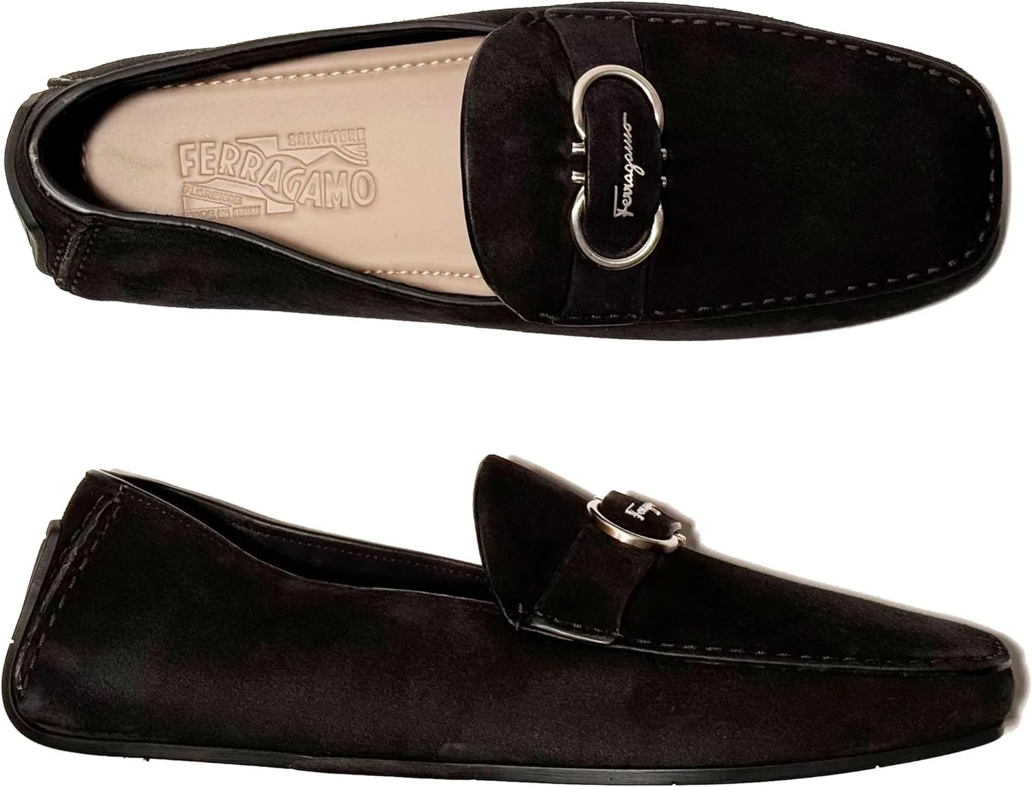 Мокасины Salvatore Ferragamo, черные — фото 4