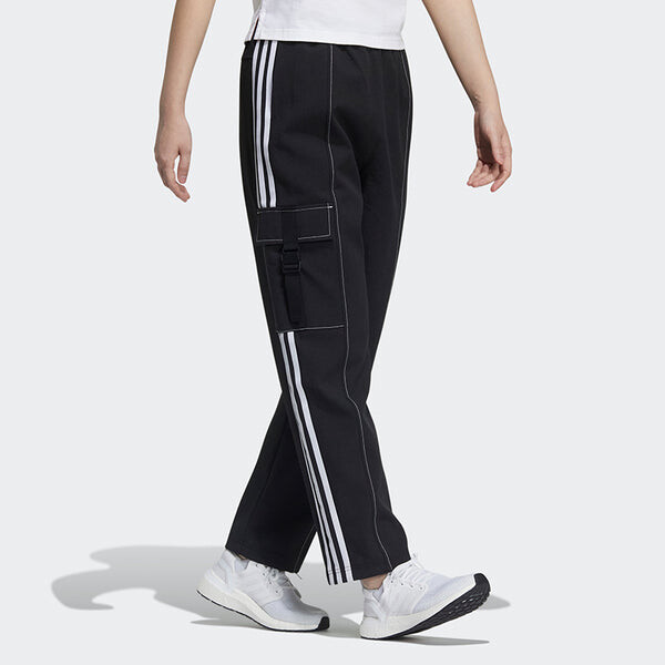 Спортивные штаны (WMNS) adidas Str Pt Loose Running Training Side Pocket Sports Pants/Trousers/Joggers Black, черный — фото 4