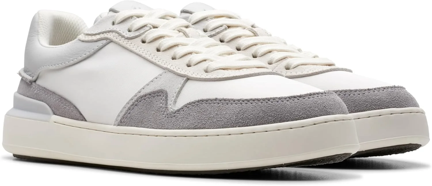 Мужские скаковые кроссовки Clarks Courtlite, светло-серый — фото 4