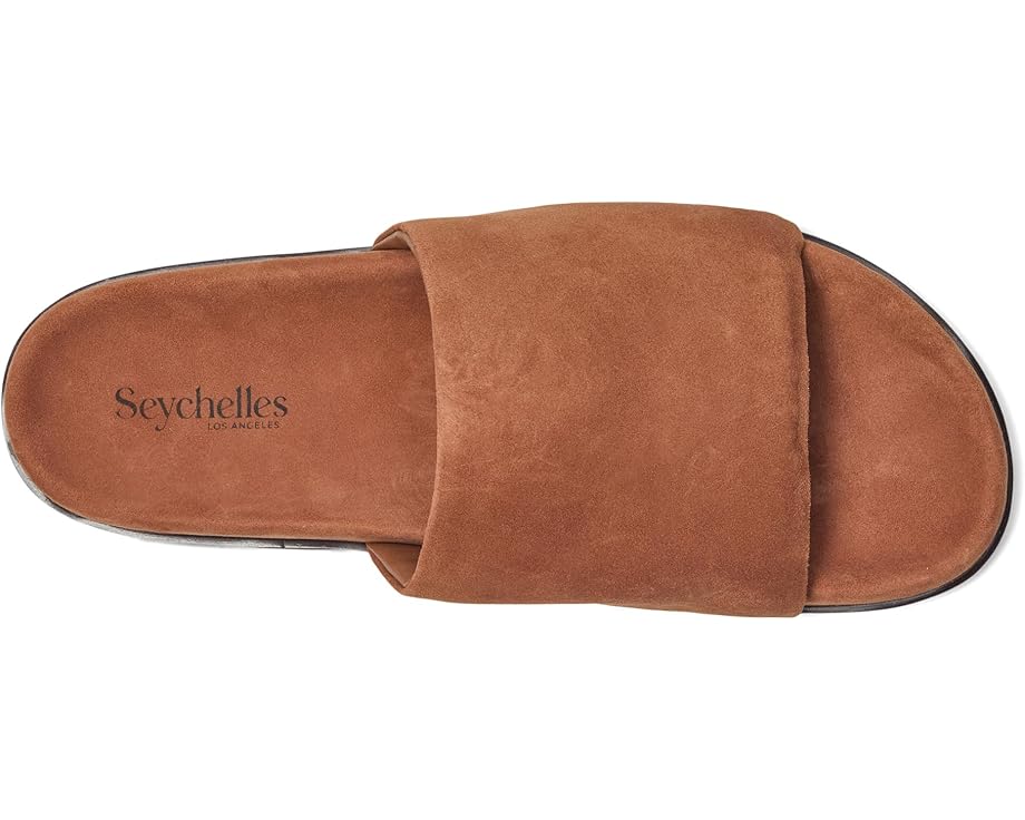 Сандалии Seychelles Farrah Suede Slide Sandal, желто-коричневый — фото 2