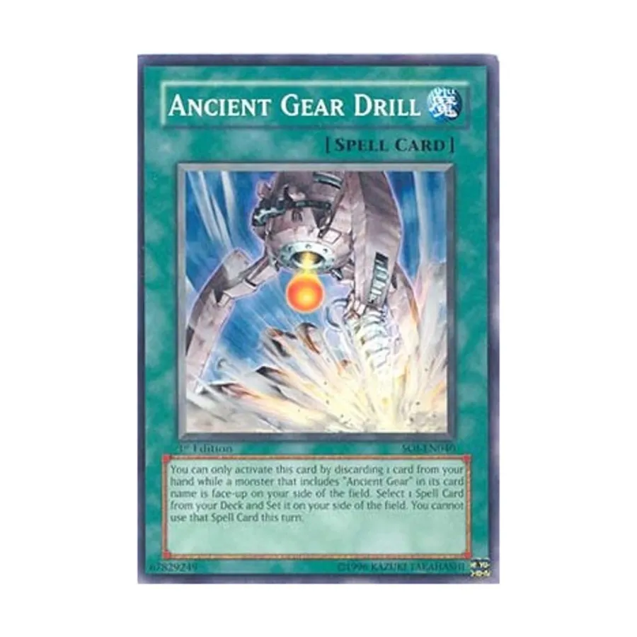 

CCG Древняя зубчатая дрель (Обычная), Yu-Gi-Oh - Shadow of Infinity - Singles