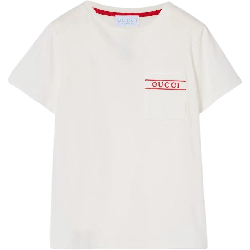 Футболка SS26 Classic Fit Kids' GUCCI, White