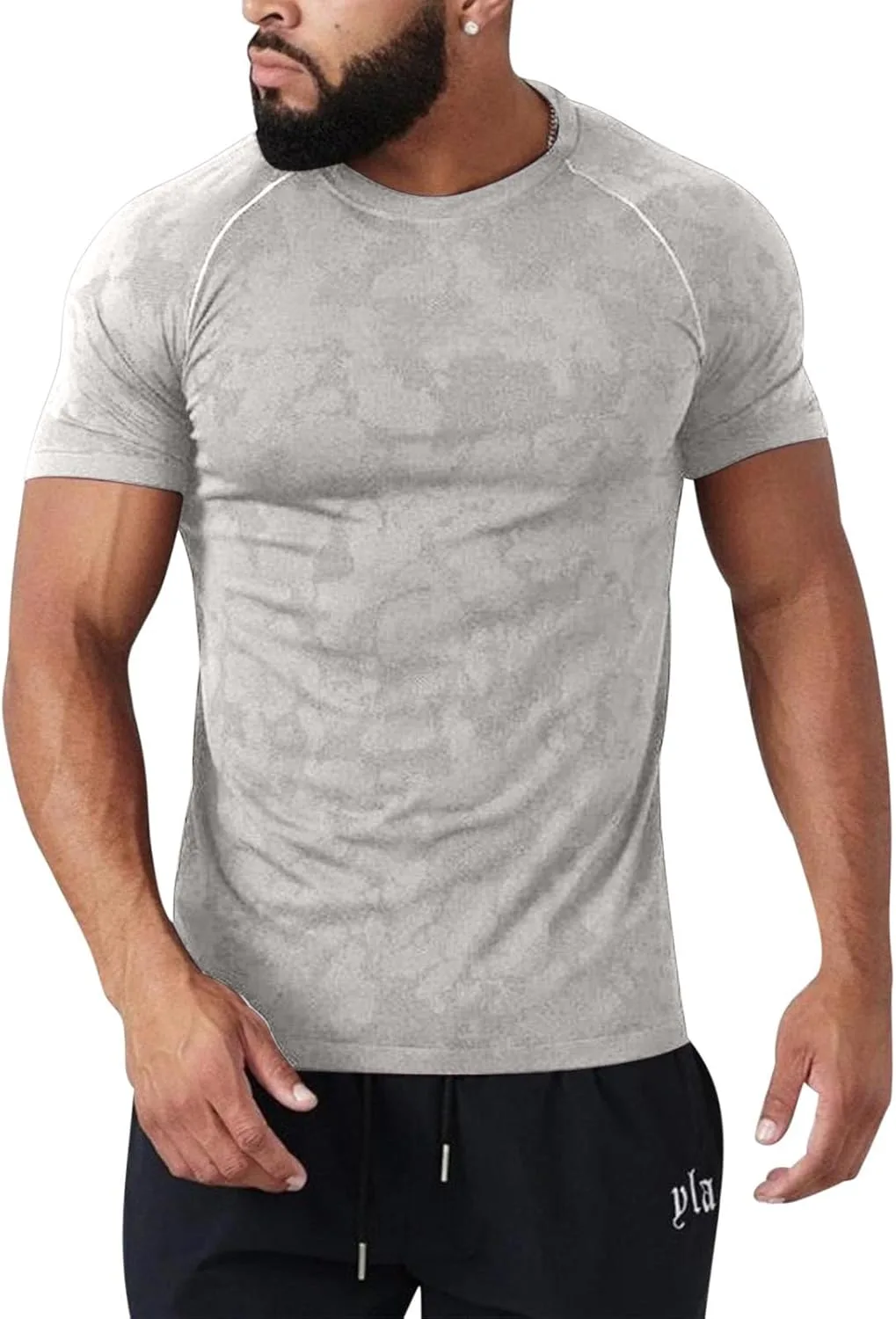 

Мужская футболка с коротким рукавом и круглым вырезом Xiaojmake