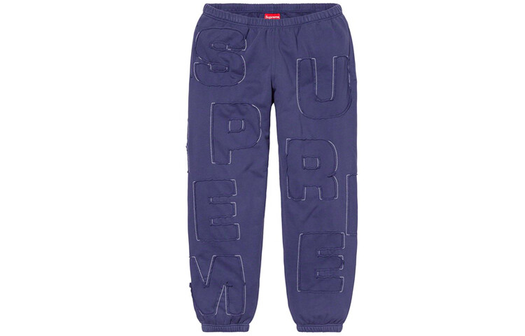 

Трикотажные спортивные штаны унисекс Supreme, темно-синий