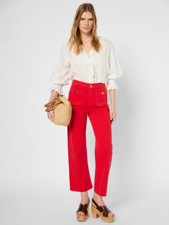 

Прямые джинсы lida Gerard Darel, красный
