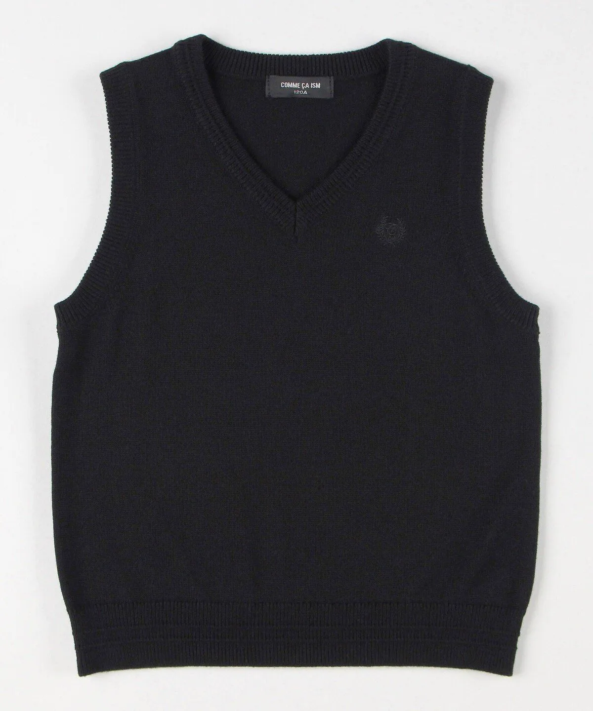 Базовый вязаный жилет (140-160 см) Comme Ca Ism, black
