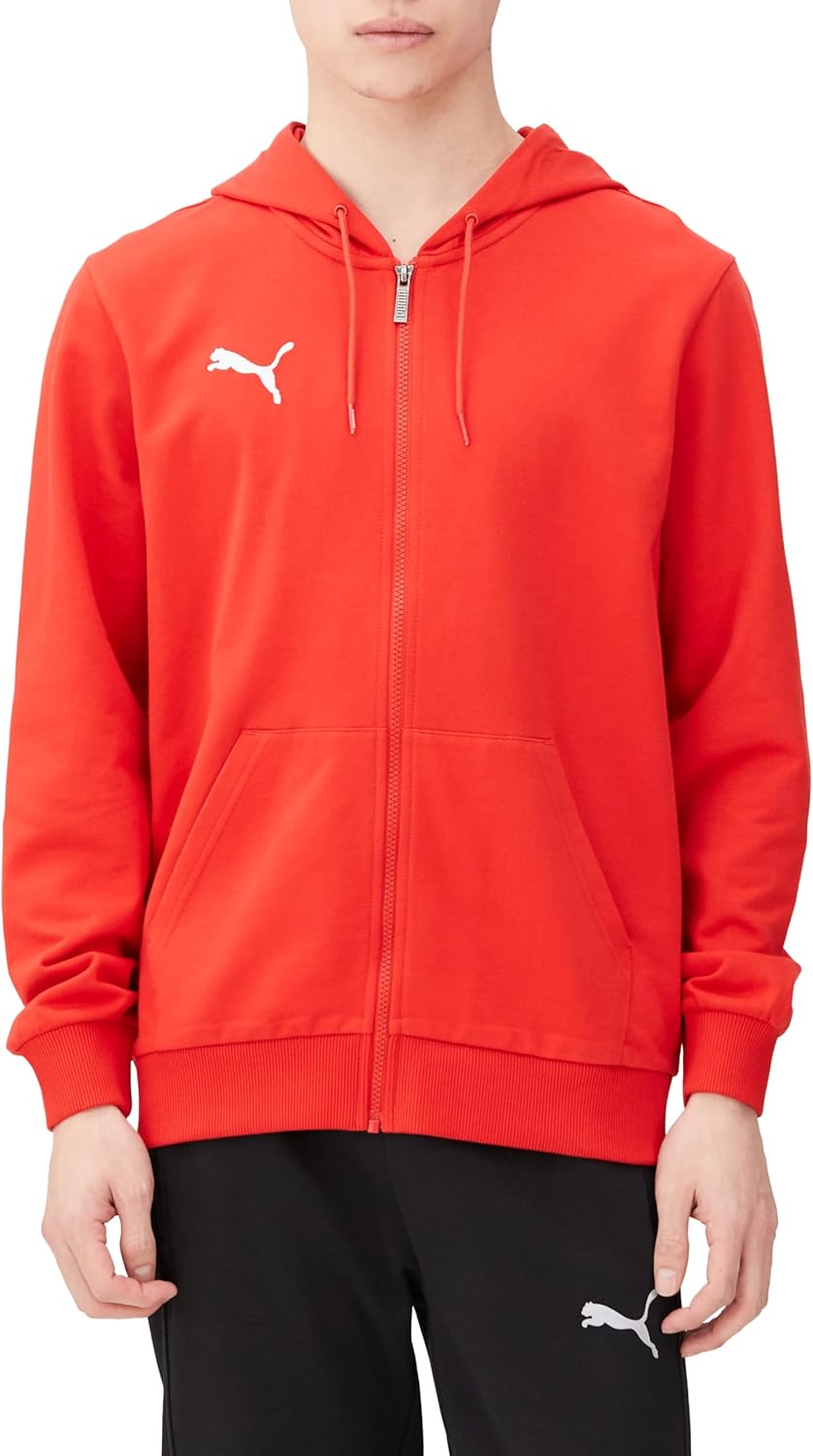 

Мужская повседневная толстовка-куртка PUMA TeamGOAL (659325), белый/красный