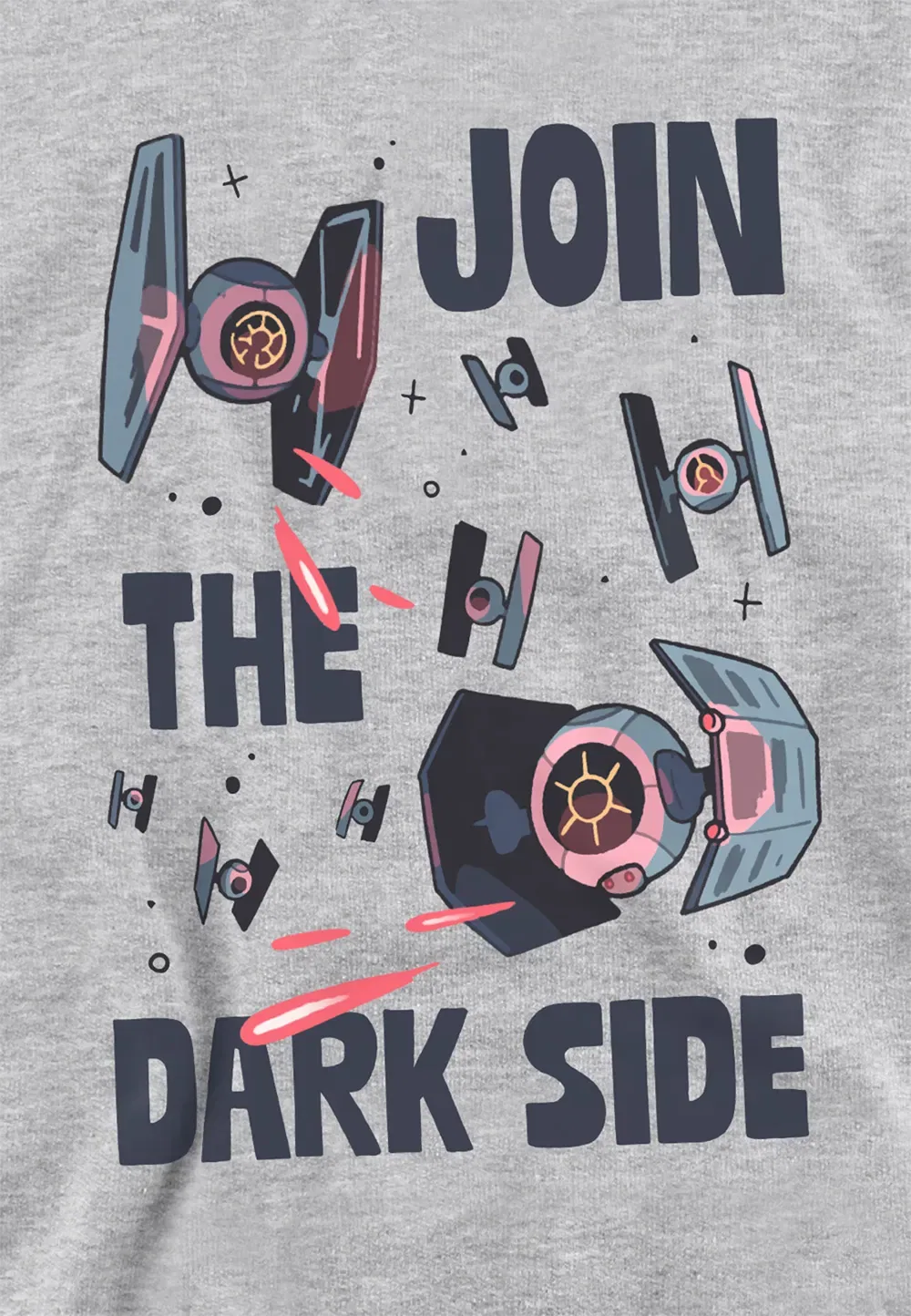 Детская худи Star Wars Tie Fighters, Disney, серый — фото 2