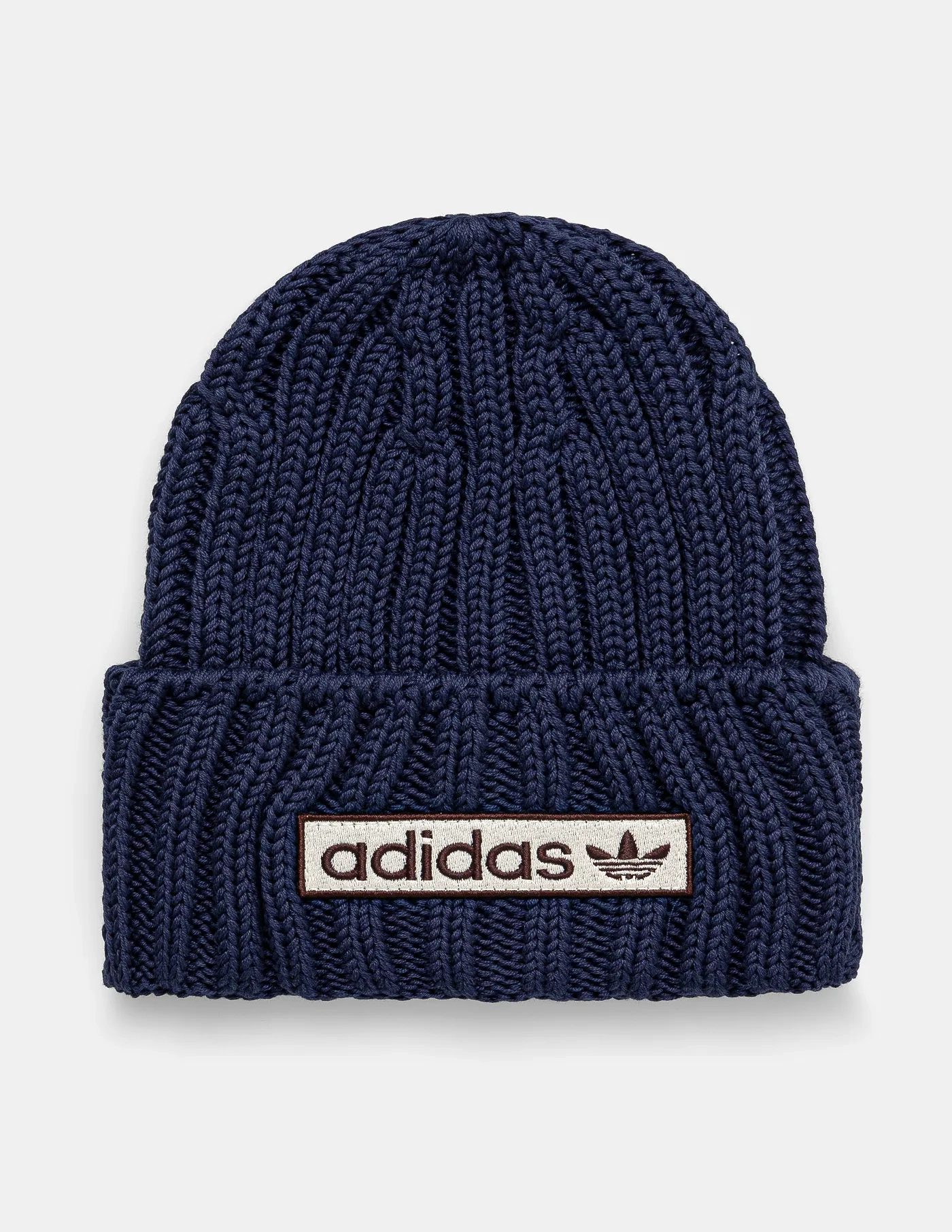 

Хлопчатобумажная шапка adidas Originals, темно-синий