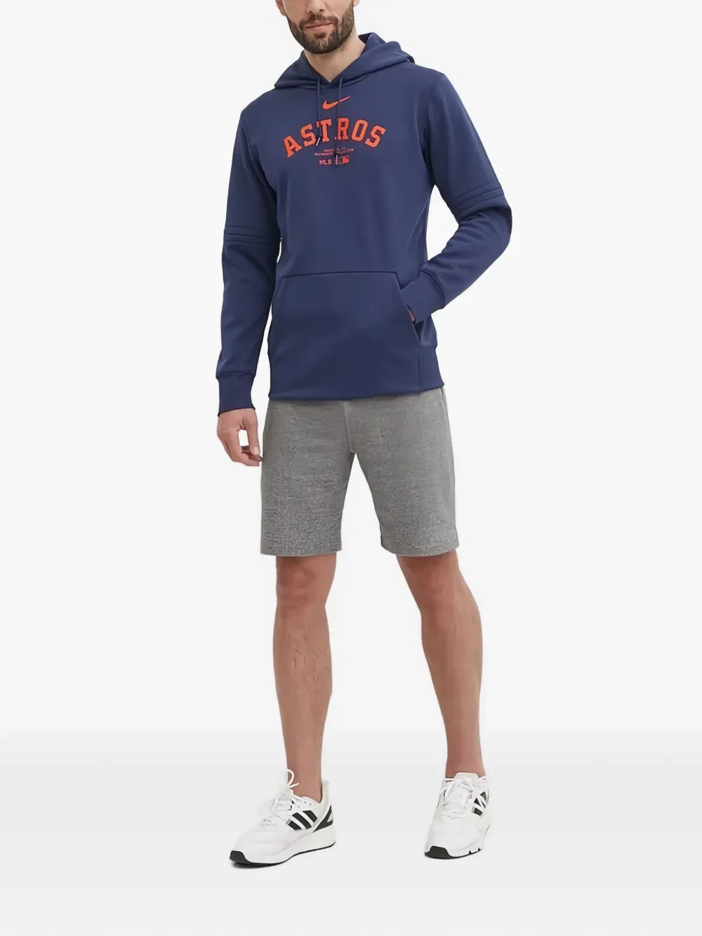 Толстовка с капюшоном на шнуровке X Houston Astros Nike, синий — фото 2