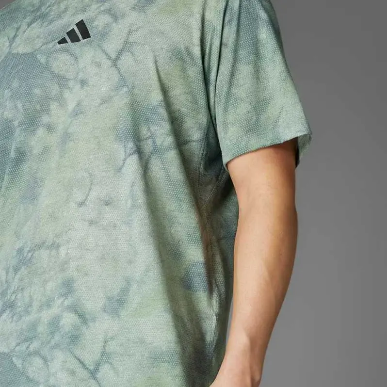 Футболка Power Graphic Adidas, зеленый — фото 4