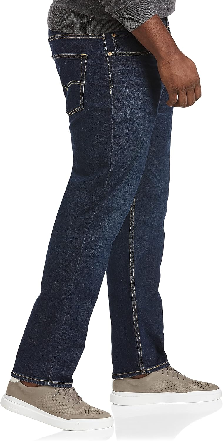 Мужские джинсы Levi's Taper Fit 502 (также доступны в размерах для больших и высоких женщин), (New) Clean Run - Dark Indigo — фото 3