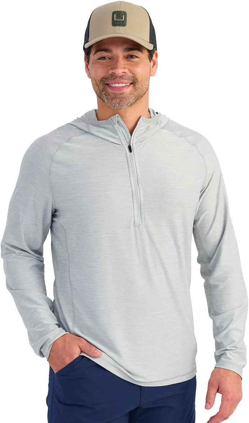 

HUK мужская толстовка Atoll с длинным рукавом, капюшоном и сетчатыми вставками