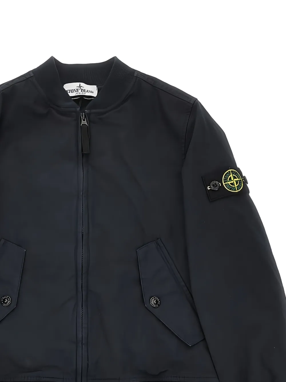 Жакет с накладными карманами Stone Island Junior, синий — фото 2