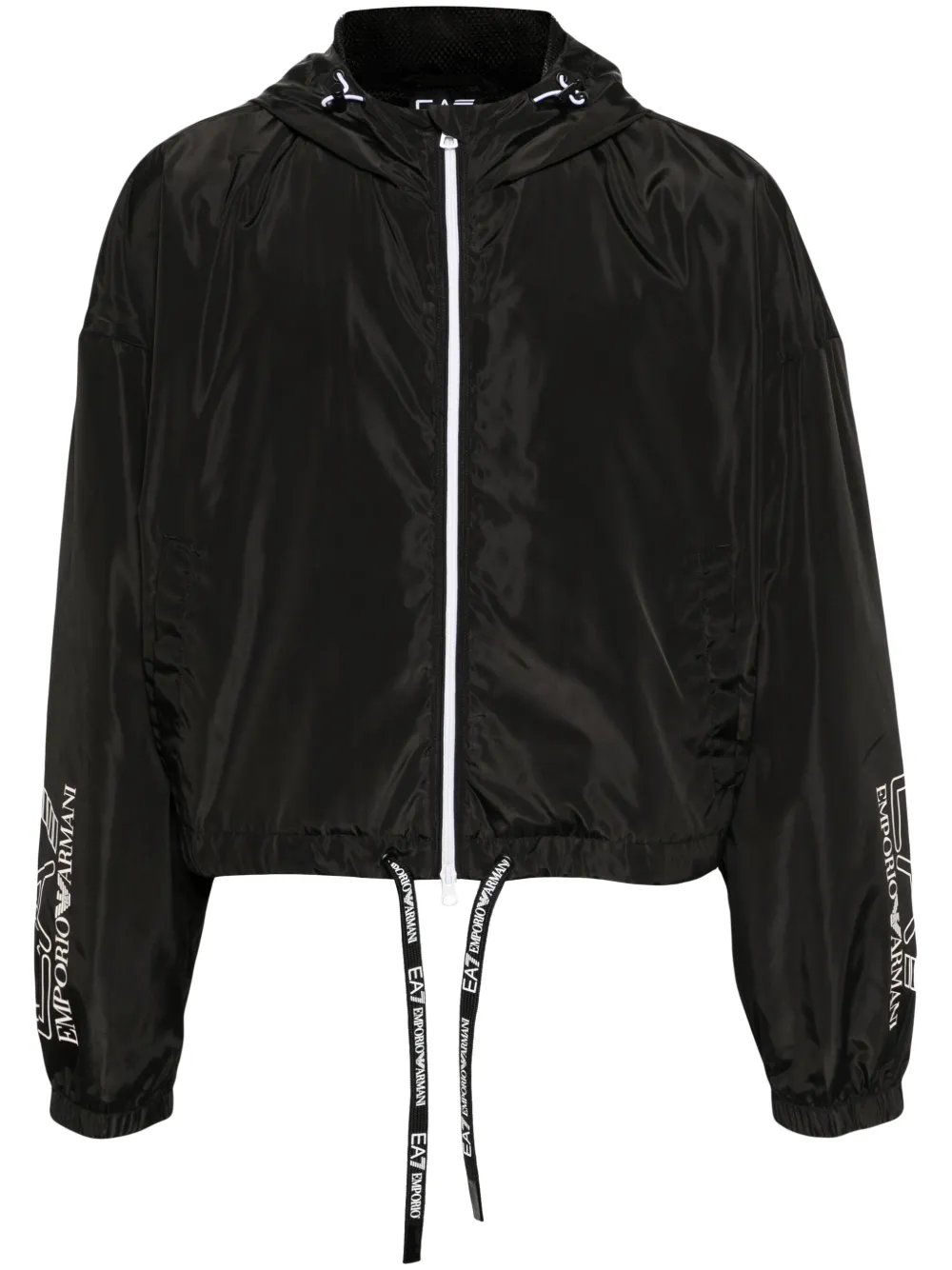 

Куртка с логотипом Ea7 Emporio Armani, черный