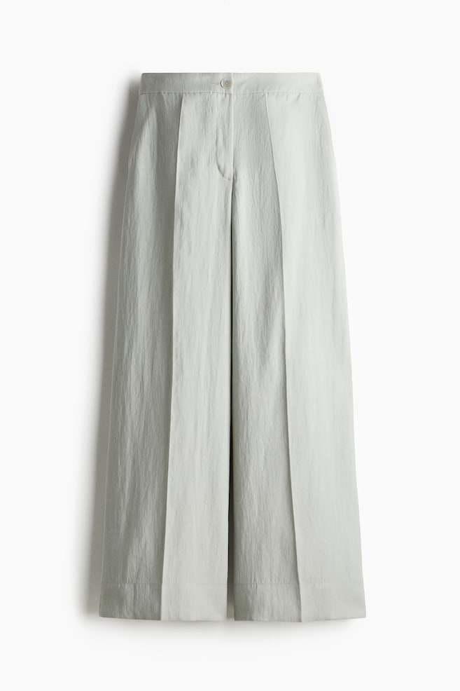 

Широкие элегантные брюки H&M, зеленый