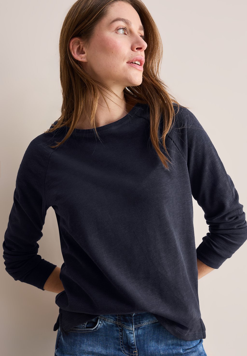 

Топ с длинными рукавами RAGLAN Cecil, синий