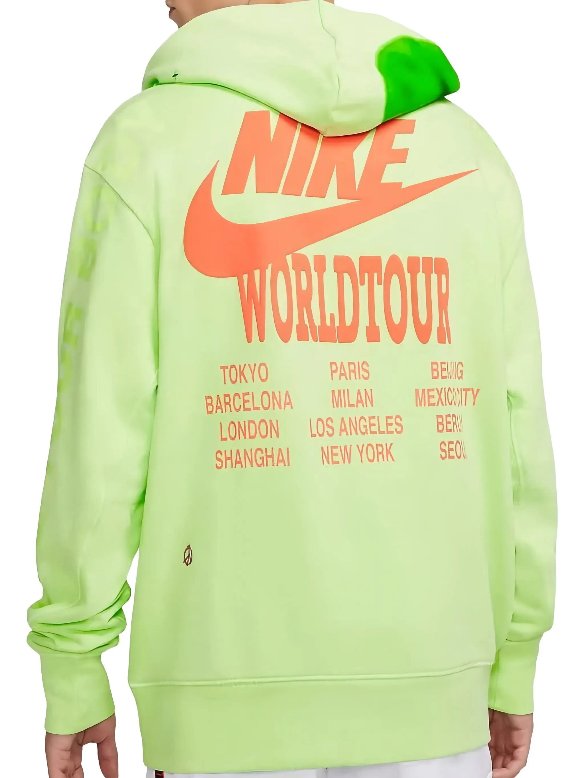 Худи с кулиской Nike, зеленый — фото 2