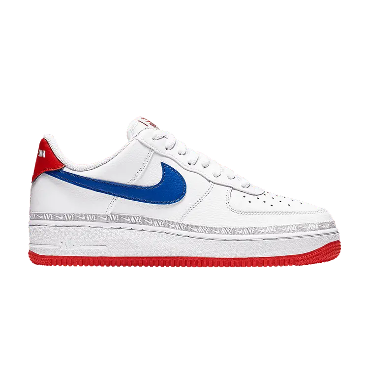 

Кроссовки Nike Air Force 1 Low 'Overbranding - White Red Blue', белый