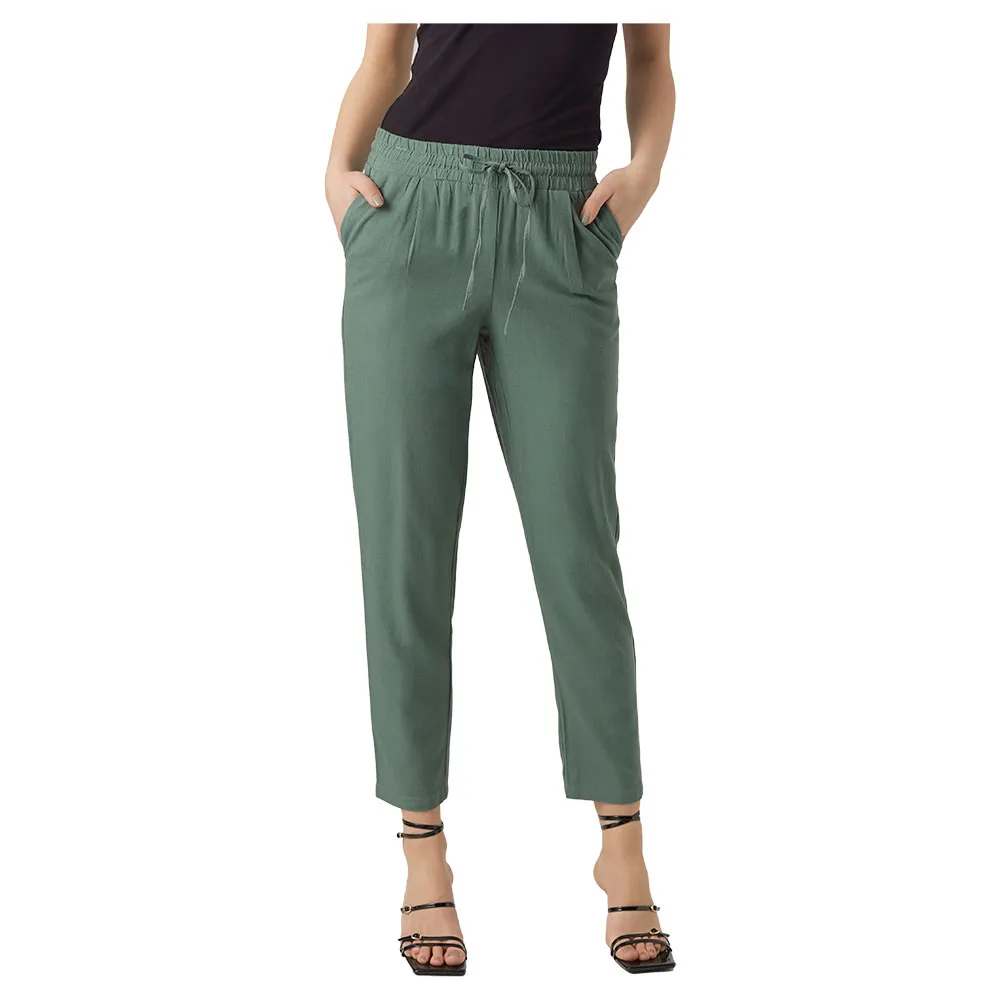 

Брюки Vero Moda Jesmilo Ankle, зеленый