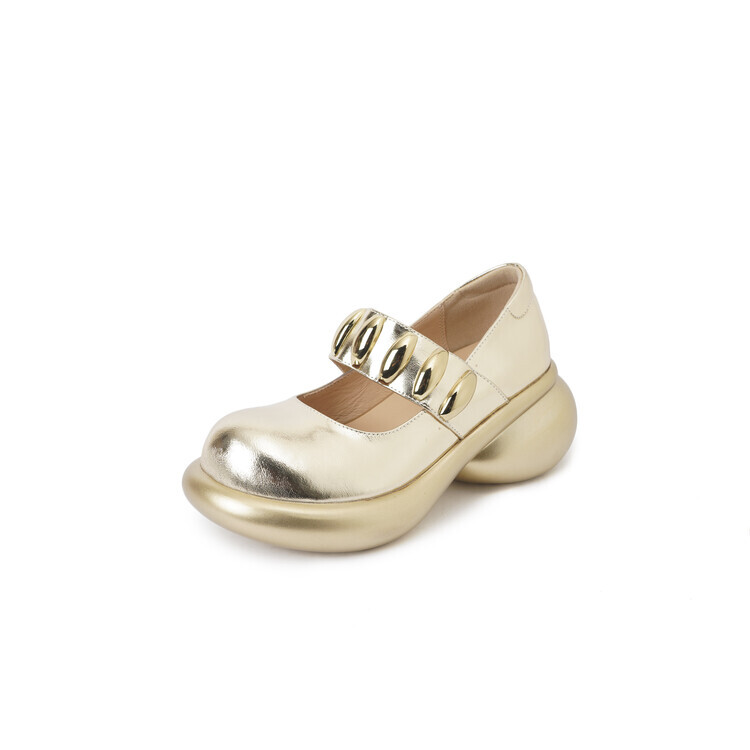 

Туфли Мэри Джейн женские Quicheshoes, серебряный
