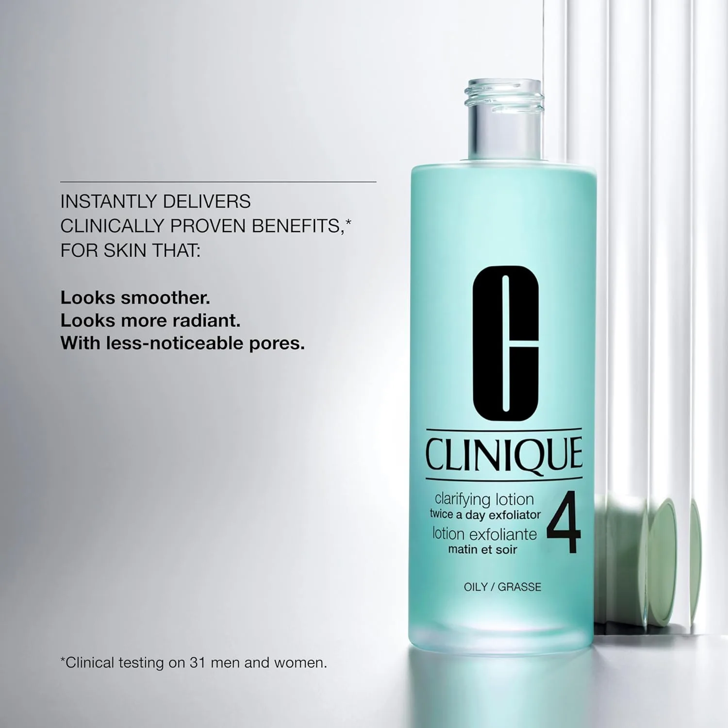 Тоник Clinique — Step Clarifying Lotion Face Exfoliator | с гамамелисом и салициловой кислотой | для, 198 мл — фото 2