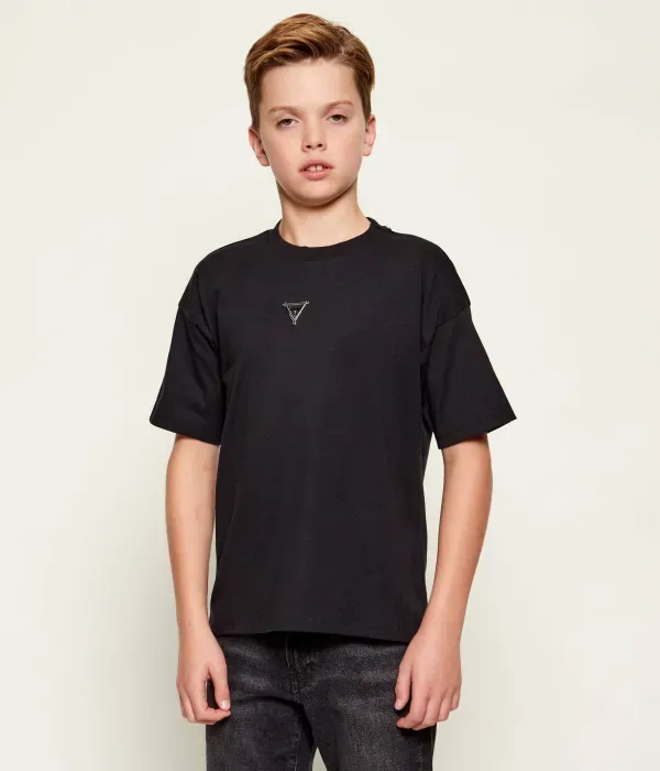 Футболка ТЯЖЕЛАЯ regular fit Guess, черный