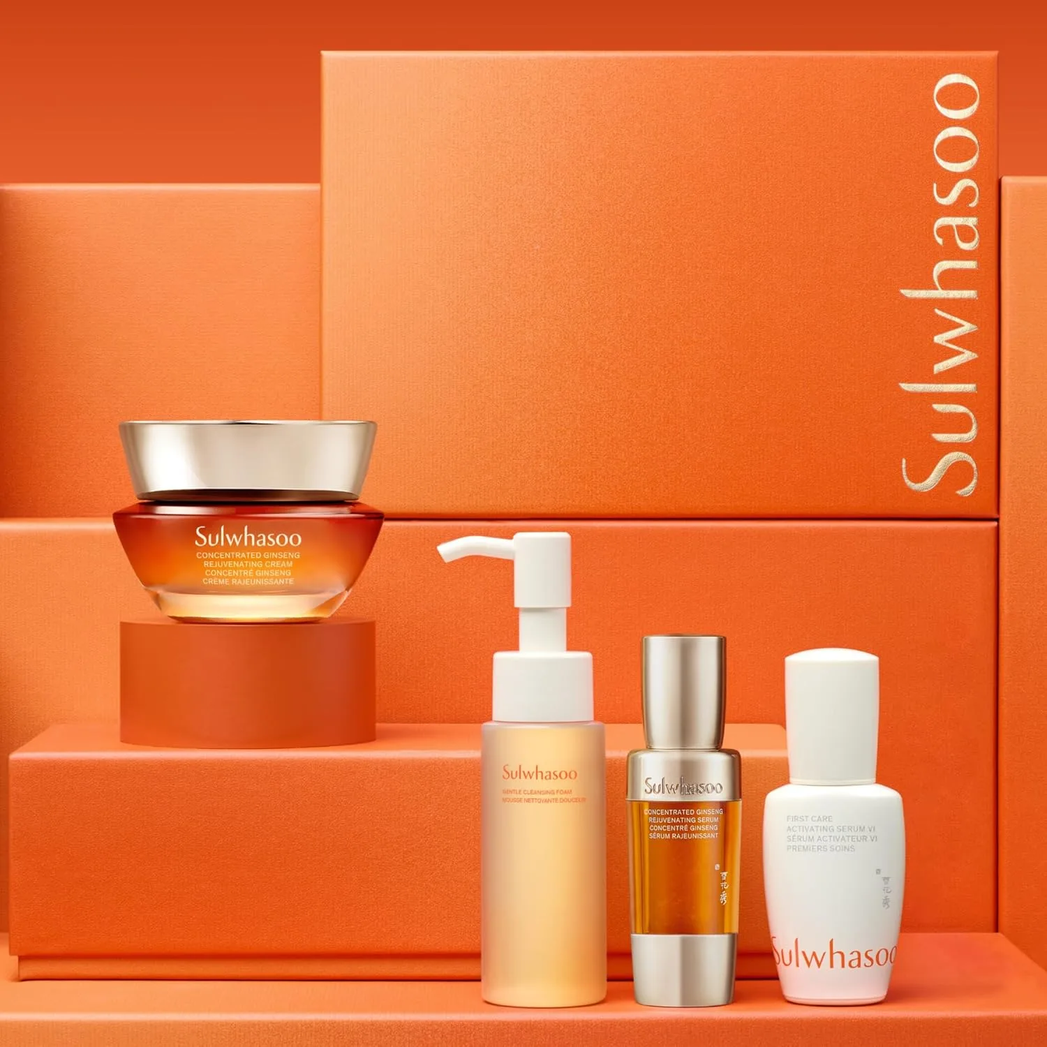 Sulwhasoo Concentrated Ginseng Rejuvenating Cream - антивозрастной увлажняющий крем с корейским женьшенем, пептидами, производным витамина C и скваланом — фото 2